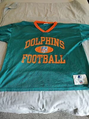 Miami Dolphins Vintage 1995 NFL Starter Size 52/XL Practice Jersey • $55