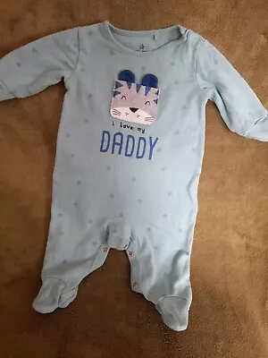 Next Baby - I Love My Daddy -  Babygrow 0 - 3 Months .. 100% Cotton  • £0.80