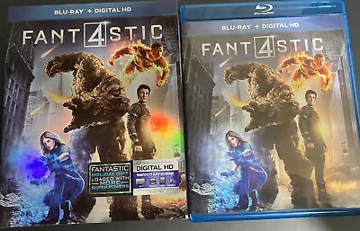 Fantastic Four (Blu-ray 2015) SLIPCOVER MICHAEL B JORDAN ACTION MCU DISNEY FOX • $9.99