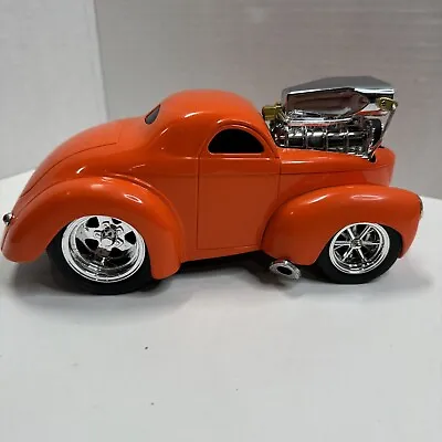 Muscle Machines 1:18 Scale 1941 Orange Willys Coupe Daimier Chrysler Diecast • $35