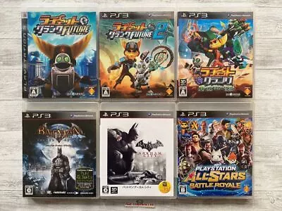 SONY PS3 Ratchet And Clank Future & Batman & All Stars Battle Royale From Japan • $177.21