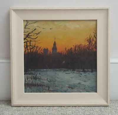 St James's Park Snow London Oil Painting Framed • £65