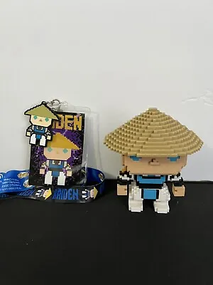 2017 FUNKO POP! 8-Bit MORTAL KOMBAT RAIDEN GAMESTOP EXCLUSIVE  WITH KEYCHAIN • $15