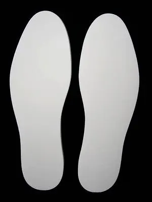 MEMORY FOAM THICK INSOLES SPORTS WORK BOOTS SHOES ALL SIZE 3 To 12 WHITE • £4.86