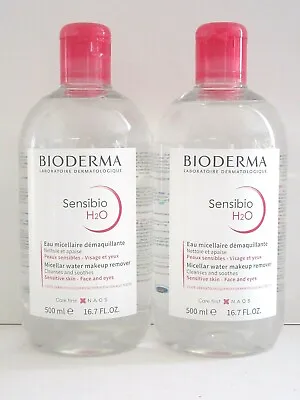 $17.99 • Buy (Lot Of 2) 16.7 Oz  Sensibio H2O Make-up Removing Water Solution - EXP 04/24 