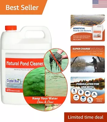 Safe For Koi - Natural Pond Cleaner - Breaks Down Muck And Odors - 1 Gallon • $75.99