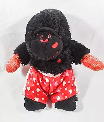 Goffa Intl Corp Black Gorilla 13  Monkey Valentines Plush No Sound • $8.79