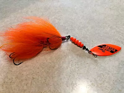 Mepps Giant Killer Bucktail Spinner Fishing Lure Hot Orange • $20