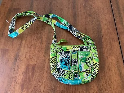 Vera Bradley Saddle Up Crossbody Lime Shoulder Bag Adjustable Crossbody • $14.99