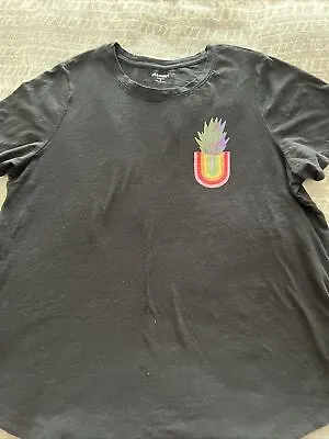 Graphic Tee XL Black Old Navy Pineapple 100% Cotton • $4