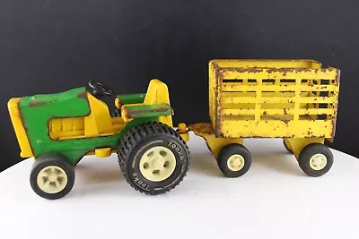 Vintage Tonka Tractor + Trailer - 811002 & 55320 • $21.12