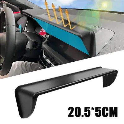 20.5x5CM Black Car GPS Navigation Hood Visor Radio Sun Shade Cover Accessories • £10.56