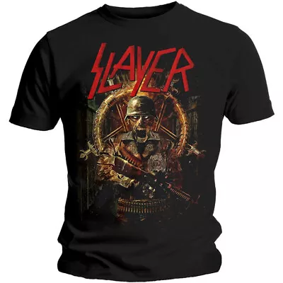 £15.49 • Buy Slayer Hard Cover Comic Book Soldier Black T-Shirt - OFFICIAL