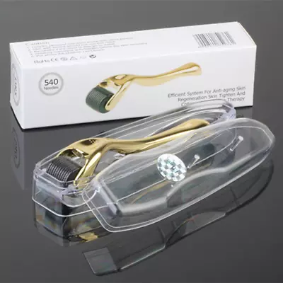 $8.68 • Buy 540 Titanium Micro Needle Derma Roller Beard Hair Growth Skin Care 0.25mm~1.0mm