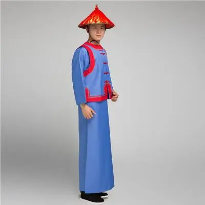 The Qing Dynasty Soldier Suit For Men Ancient Royal Soldier Costume Film Televis • $83.77