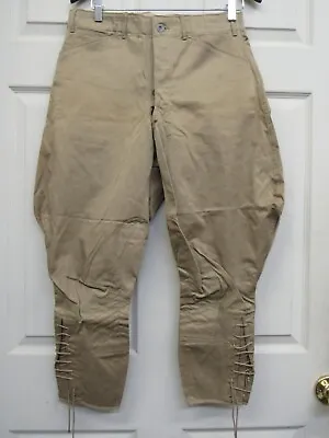 Pre WW2 US M1926 Khaki Cotton Breeches 1933 Phila Quartermaster Depot Calvary • $95