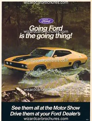 1974 Xb Ford Falcon Gt 351 Hardtop A3 Poster Ad Brochure Advertisement Advert • $14.85