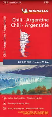 Chile & Argentina Michelin Map 788 • $21.95