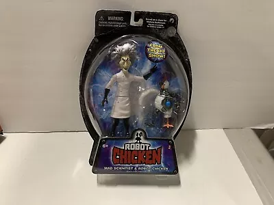 Robot Chicken Mad Scientist & Chicken Figure Adult Swim New Jazwares 2010 • $40