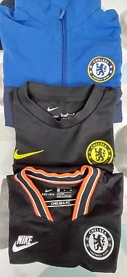 3 Chelsea Tops 2 Football Tops 1 Lightweight Zip Jacket All Size M 137-147cm • £8