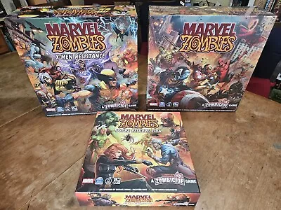 Marvel Zombies + X-men Resistance + Hydra Resurrection Board Games C-mon • £195