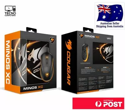 NEW Cougar Minos-XC Gaming Combo (XC Mouse + Speed XC Pad) Mouse And Mousepad • $49