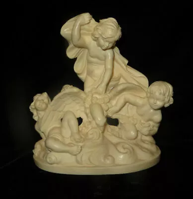 Vintage A. Santini Sculpture - Allegory Of Air (?) - Italy Sculptor - Chevrolet • $39.99