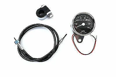 Mini 60mm Speedometer Kit With 2:1 Ratio For Harley Davidson By V-Twin • $62.25