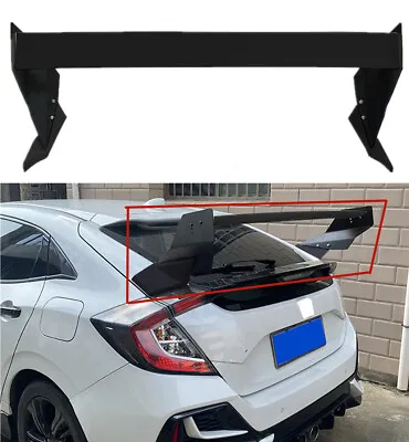 For 2016-2021 Honda Hatchback Civic Mugen Style Rear Spoiler Wing Gloss Black • $155