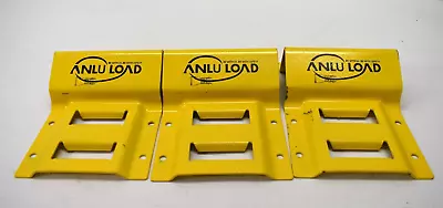 Lot Of 3 Anlu Load Wheel Chocks Powder Coated Yellow For E Track System • $24.99