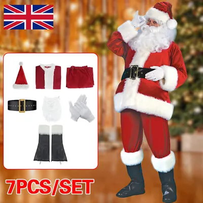 £4.88 • Buy SANTA CLAUS COSTUME XXL Father Christmas Suit Complete Fancy Dress Adults Outfit