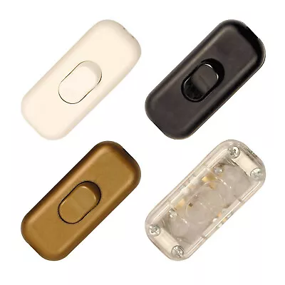 £4.99 • Buy ElekTek Inline Torpedo ON OFF Rocker Switch 2A 0.75mm 2/3 Core Table Side Lamp