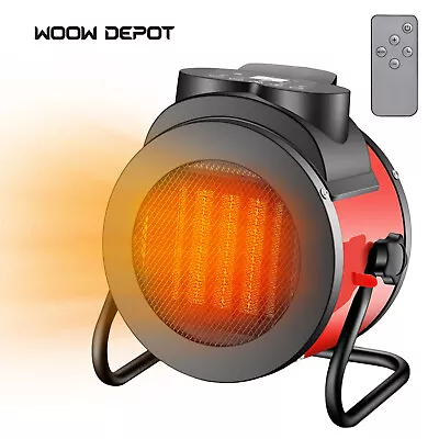 $54.99 • Buy 2000W Powerful Electric Space Heater Portable Heater Fan 3s Fast Heat W/ Remote