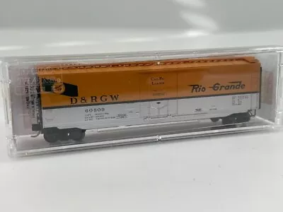 Micro-Trains 03200220 N D&RGW 50' Standard Steel Plug Door Boxcar #60809 • $10.95