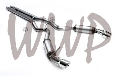 3  Stainless Dual CatBack Exhaust System 15-17 Ford Mustang GT 5.0L Coupe S550 • $389.95