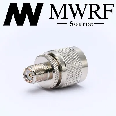 Mini UHF Female To UHF Male PL259 Connector Adapter US Stock; Fast Shipping • $5.99