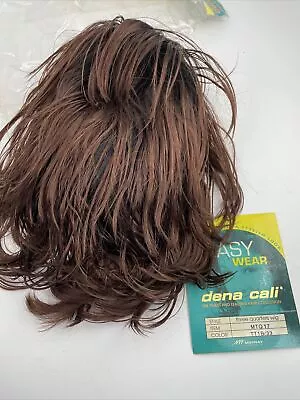 Long Wavy 3/4 Wig Color TT1B/33 Medium Chestnut Brown Synthetic Dena Cali • $14.95