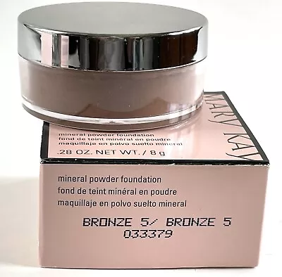 Mary Kay Bronze 5 Mineral Powder Foundation .28 Oz/8g Loose 033379 Discontinued • $15.99