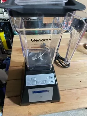 Blendtec Countertop Total Blender ES3 W/Pitcher & Lid Black Tested & Works! • $129.99