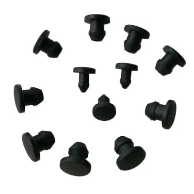£1.92 • Buy Black Snap-on Hole Plug Silicone Rubber Blanking End Caps Seal Stopper 2.5~14mm