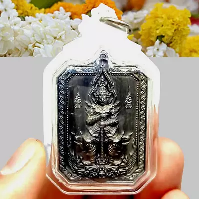 Phra Wessuwan Lp Phatฺ Thai Buddha Amulet Lucky Pendant Magic Talisman Old Rare • $29.24