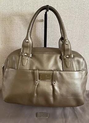 Vintage Radley ‘Ealing’ Bowling Bag With Dust Bag - Gold • £28.99