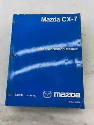 2009 Mazda CX-7 Factory Shop Service Repair Manual Sk5 • $51.95