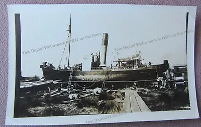 1917 Photo Killer Whaler Boat MORAN Hoquiam Shipyard (Chilman) American Pacific  • £39.06