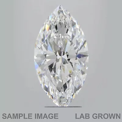 Marquise Cut G Color VS2 Clarity Man Made LabGrown Loose Diamond 0.41 Carat • $287