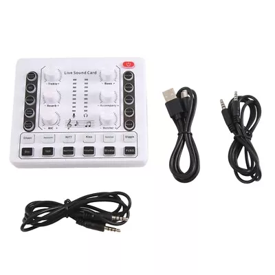 M8 Audio Interface Podcast Equipment Caster -  In  - Portable Podcast1321 • $34.99