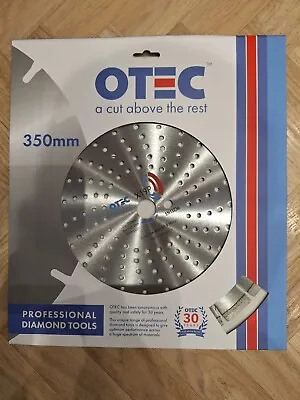 OTEC X19P 350mm Multi-purpose Diamond Blade For Disc Cutter Stihl Saw Floor Saw • £50