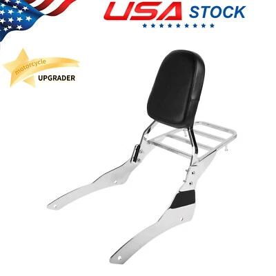 $79.50 • Buy Backrest Sissy Bar+ Luggage Rack For Yamaha V Star 650 XVS650A Classic Drag Star