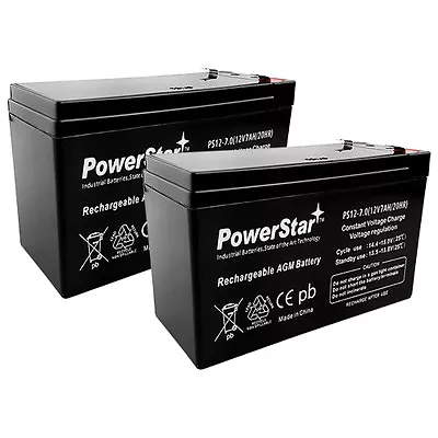 12V 7Ah SLA Battery For Razor MX350 & MX400 Dirt Bike - 2 Pack • $39.88