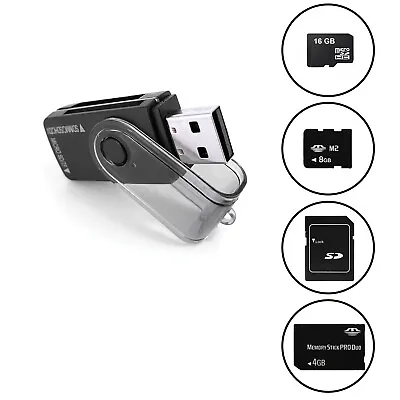 All In One Micro SD To USB Multi-Card Memory Card Adapter Reader • $5.49